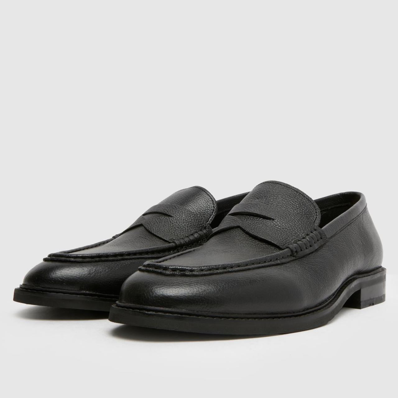 Rhodes Leather Loafer in Black