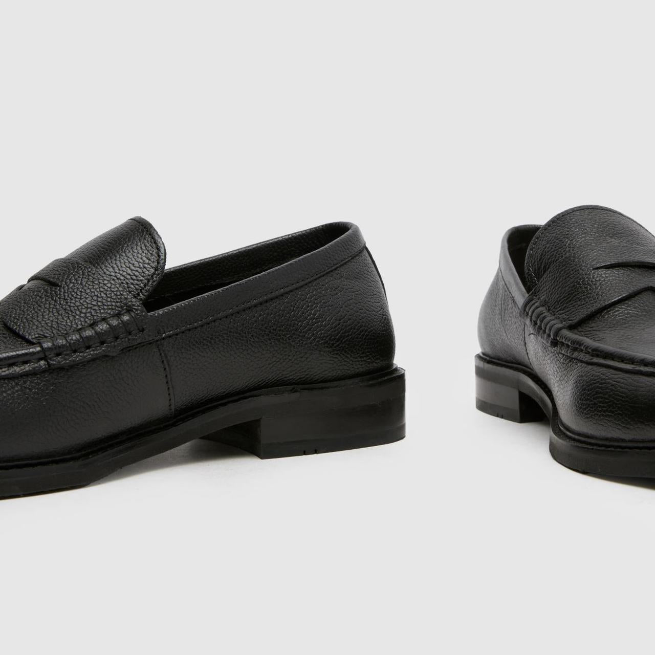 Rhodes Leather Loafer in Black