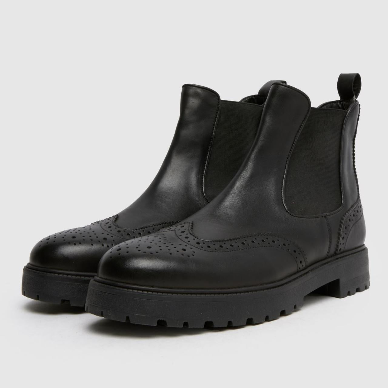 Davis Leather Chelsea in Black