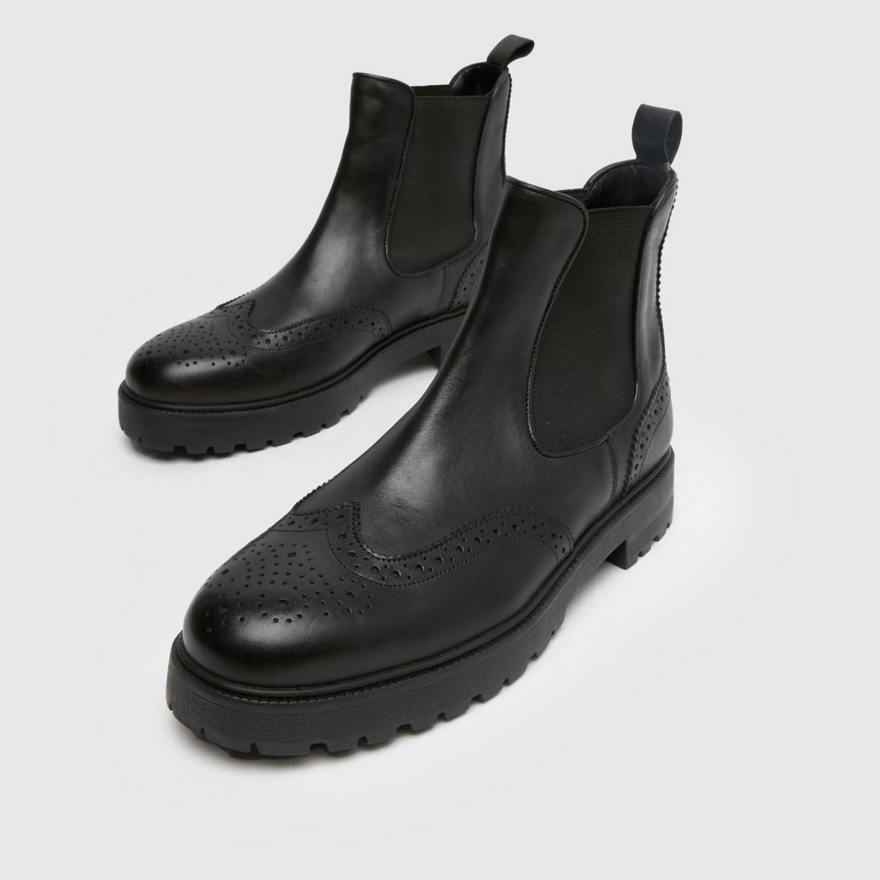 Davis Leather Chelsea in Black