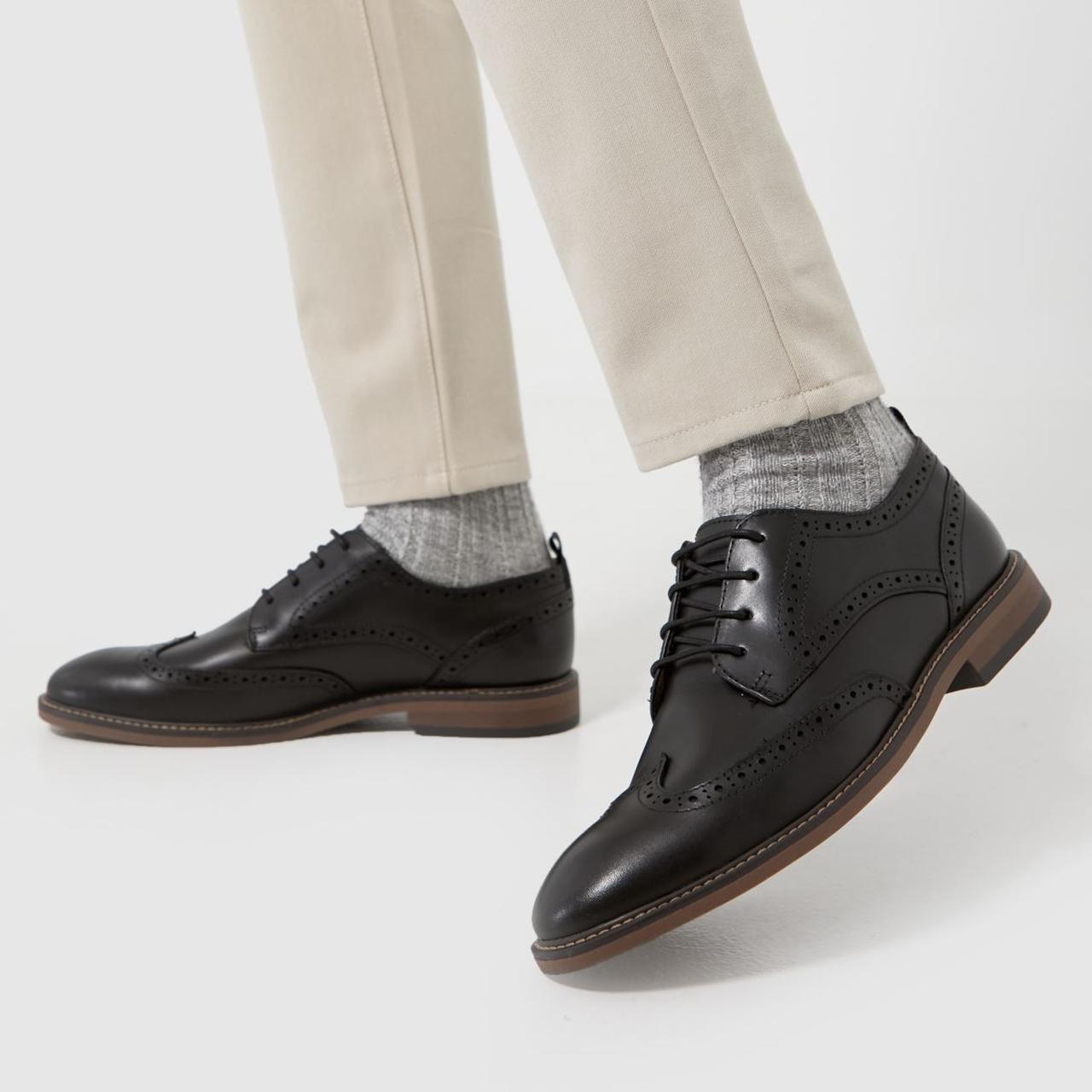 Rafe Leather Brogue in Black