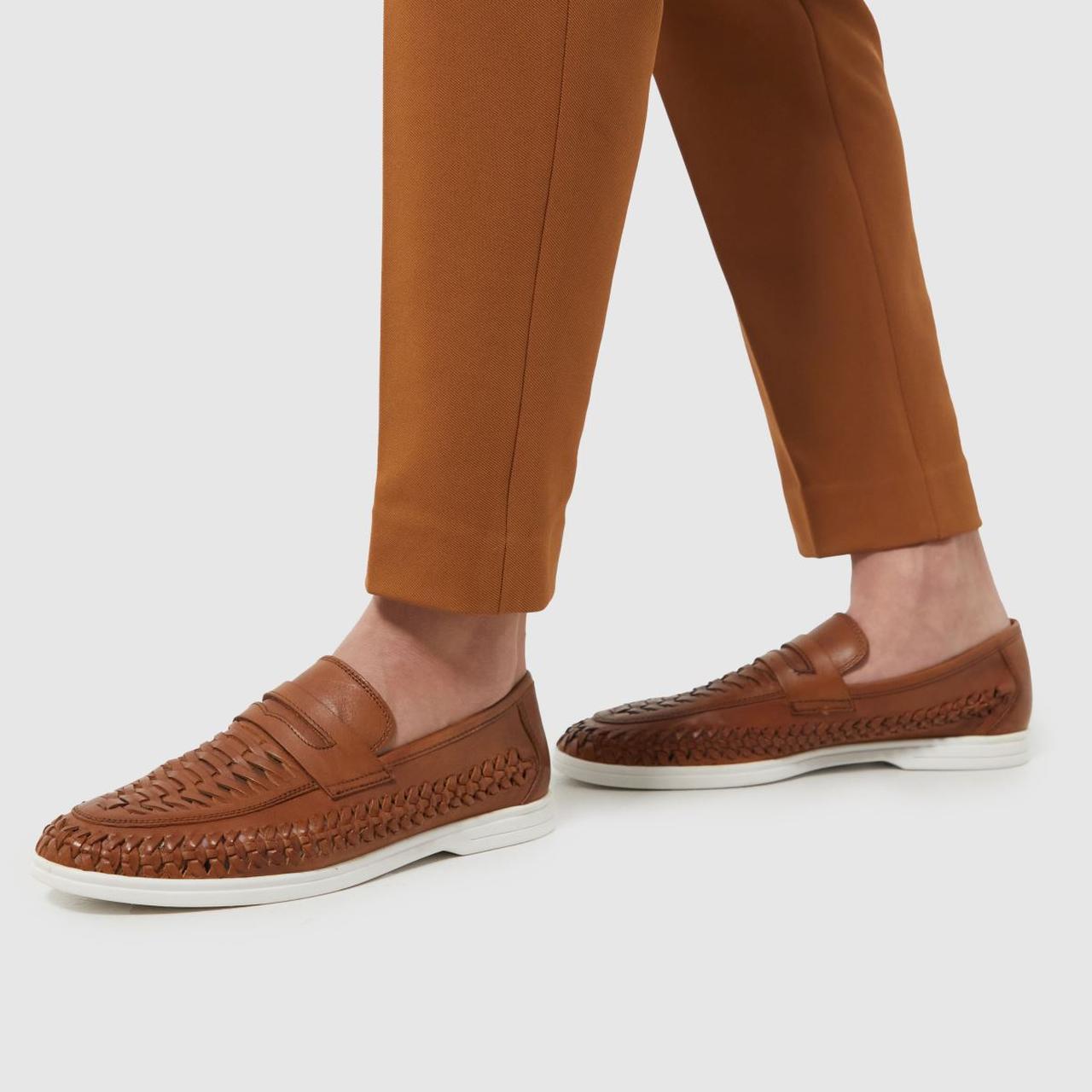 Rees Woven Loafer in Brown
