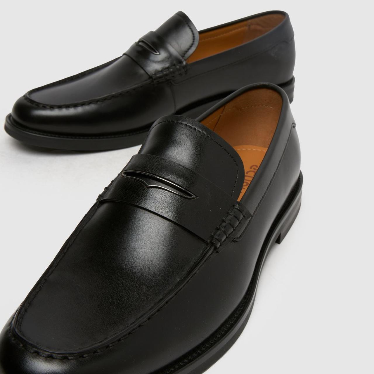Richard Leather Loafer in Black