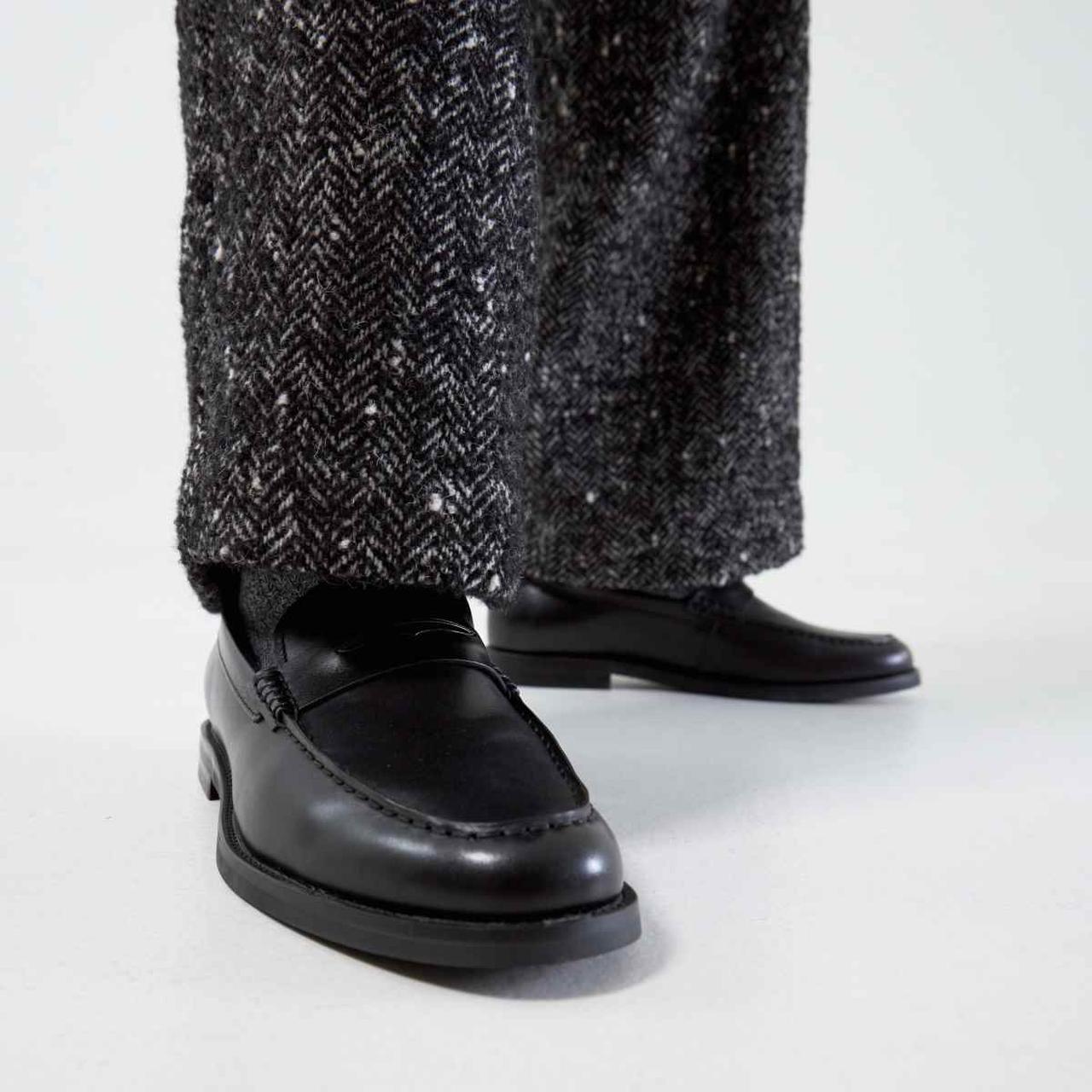 Richard Leather Loafer in Black