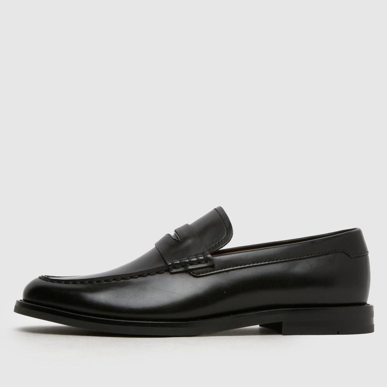 Richard Leather Loafer in Black
