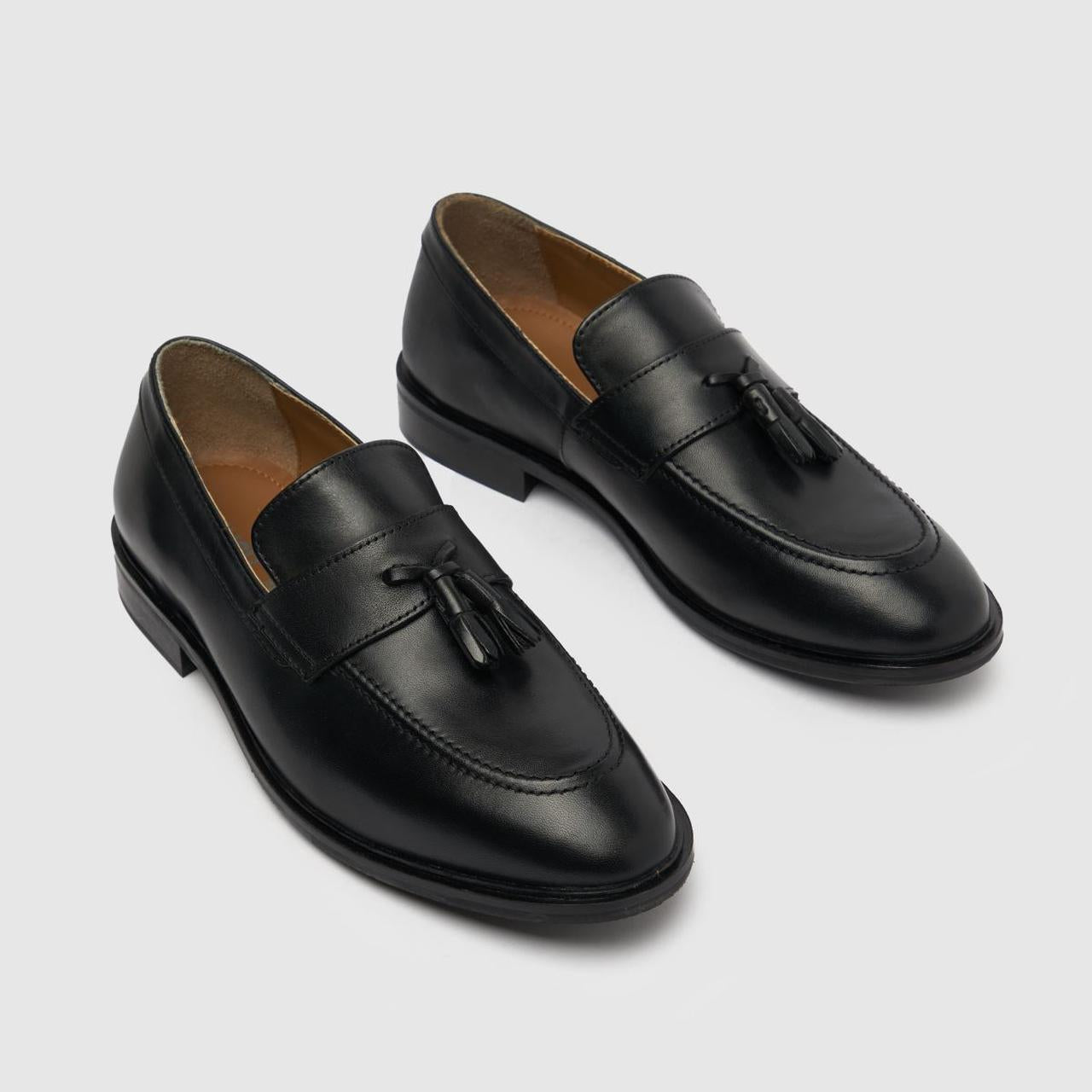 Raheem Tassel Loafer in Black