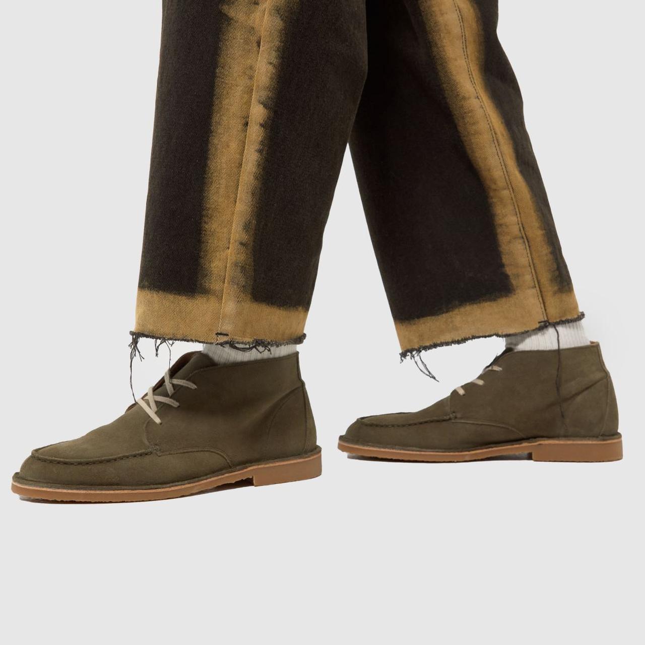 Dexter Suede Apron in Khaki