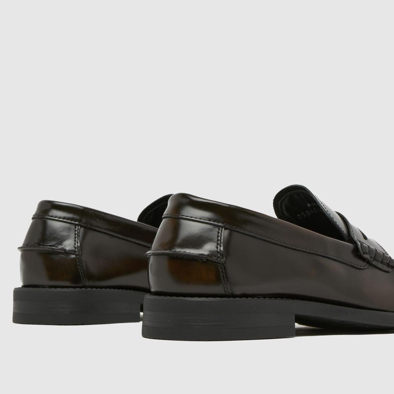 Reach Box Leather Loafer in Brown