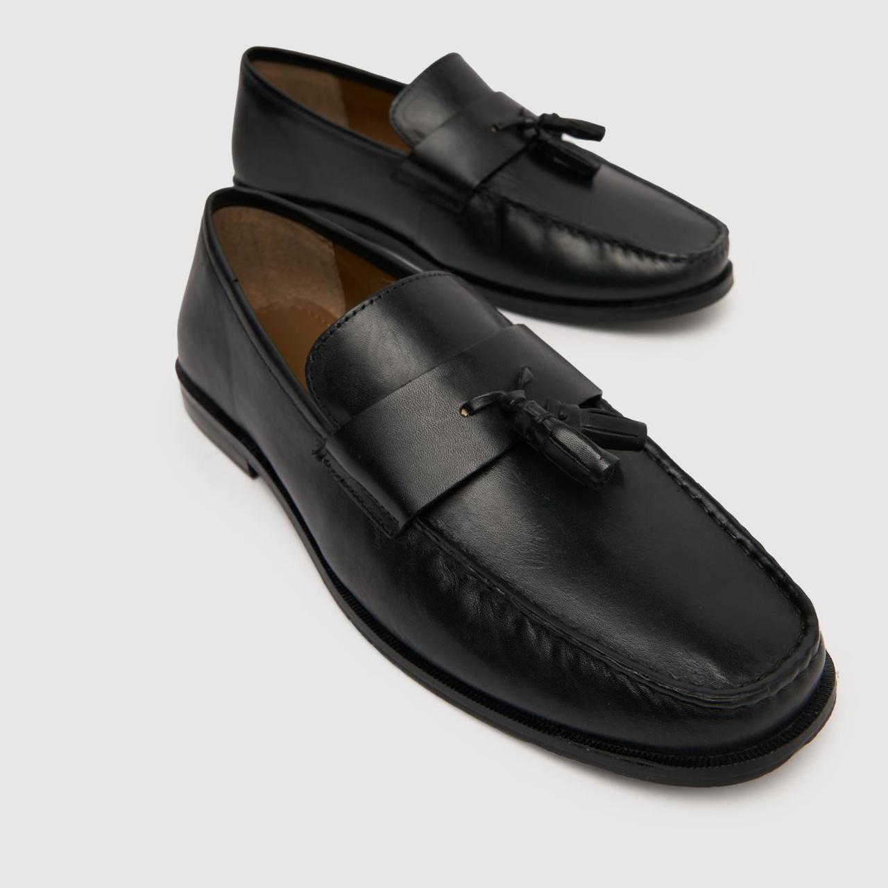 Rich Square Toe Loafer in Black