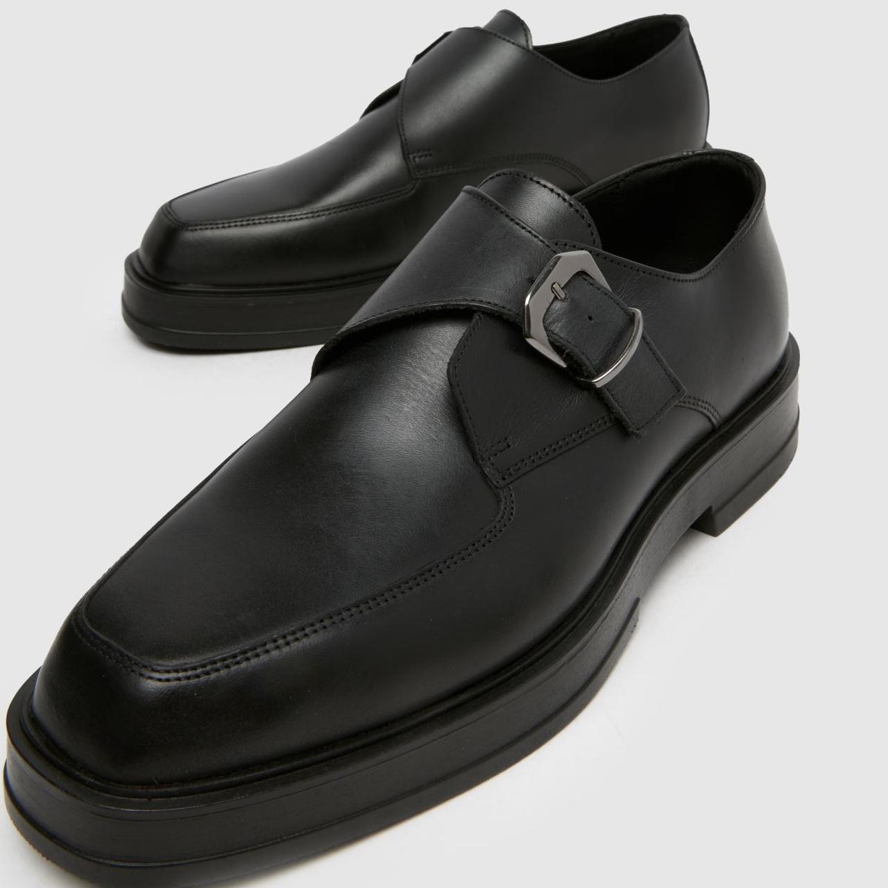 Rocco Leather Monk in Black