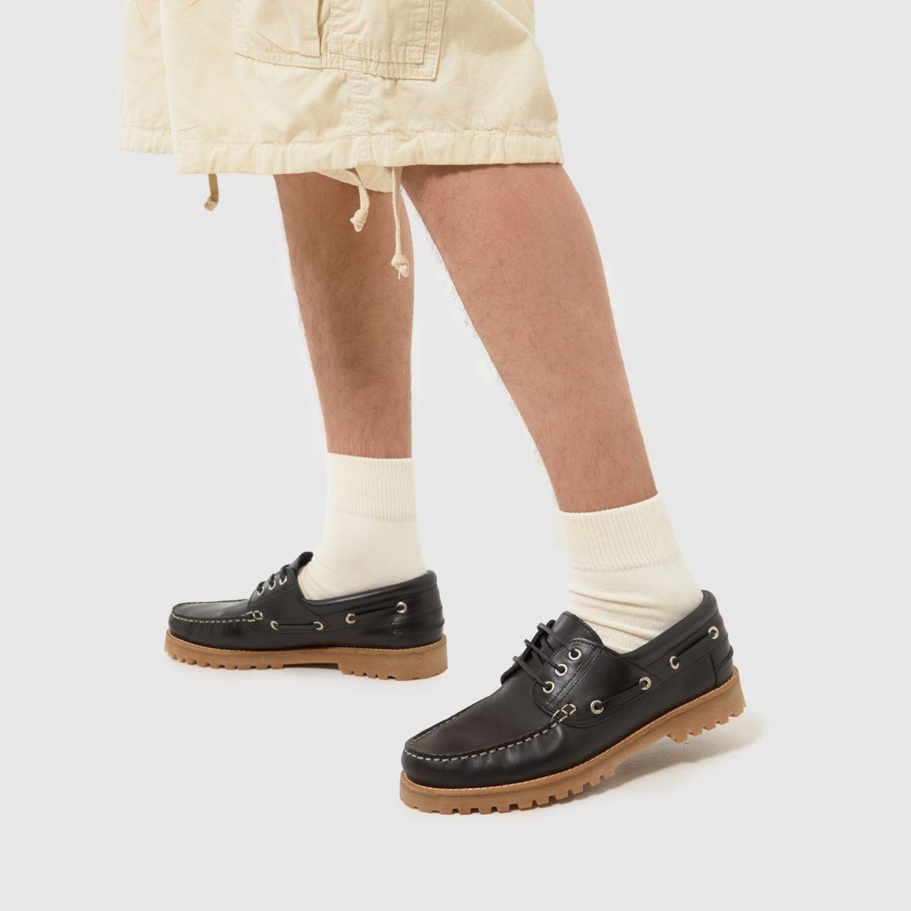 Princeton Leather Boat in Black