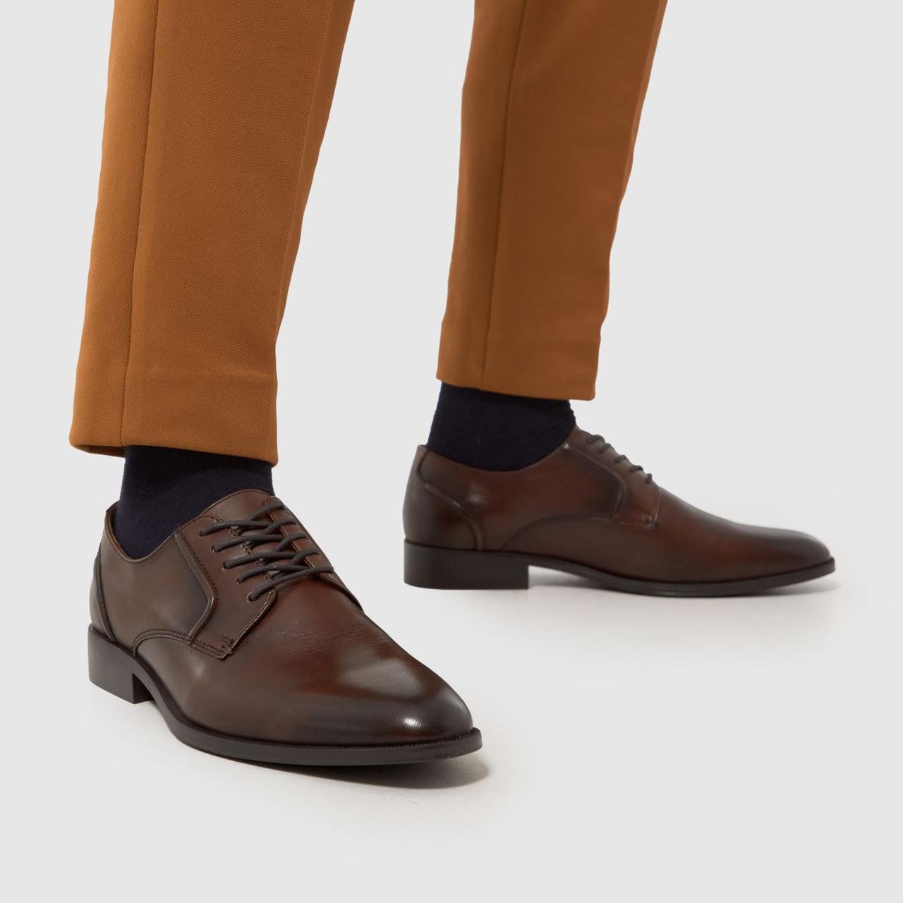 Reilly Leather Lace in Brown