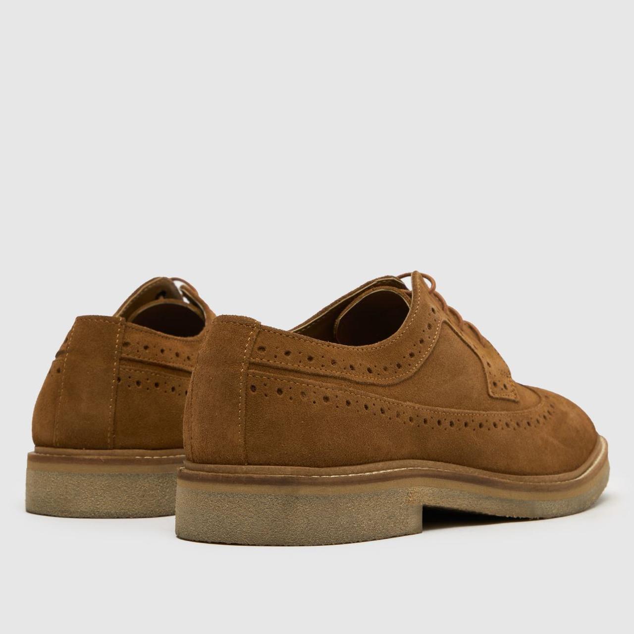 Orion Suede Brogue in Tan