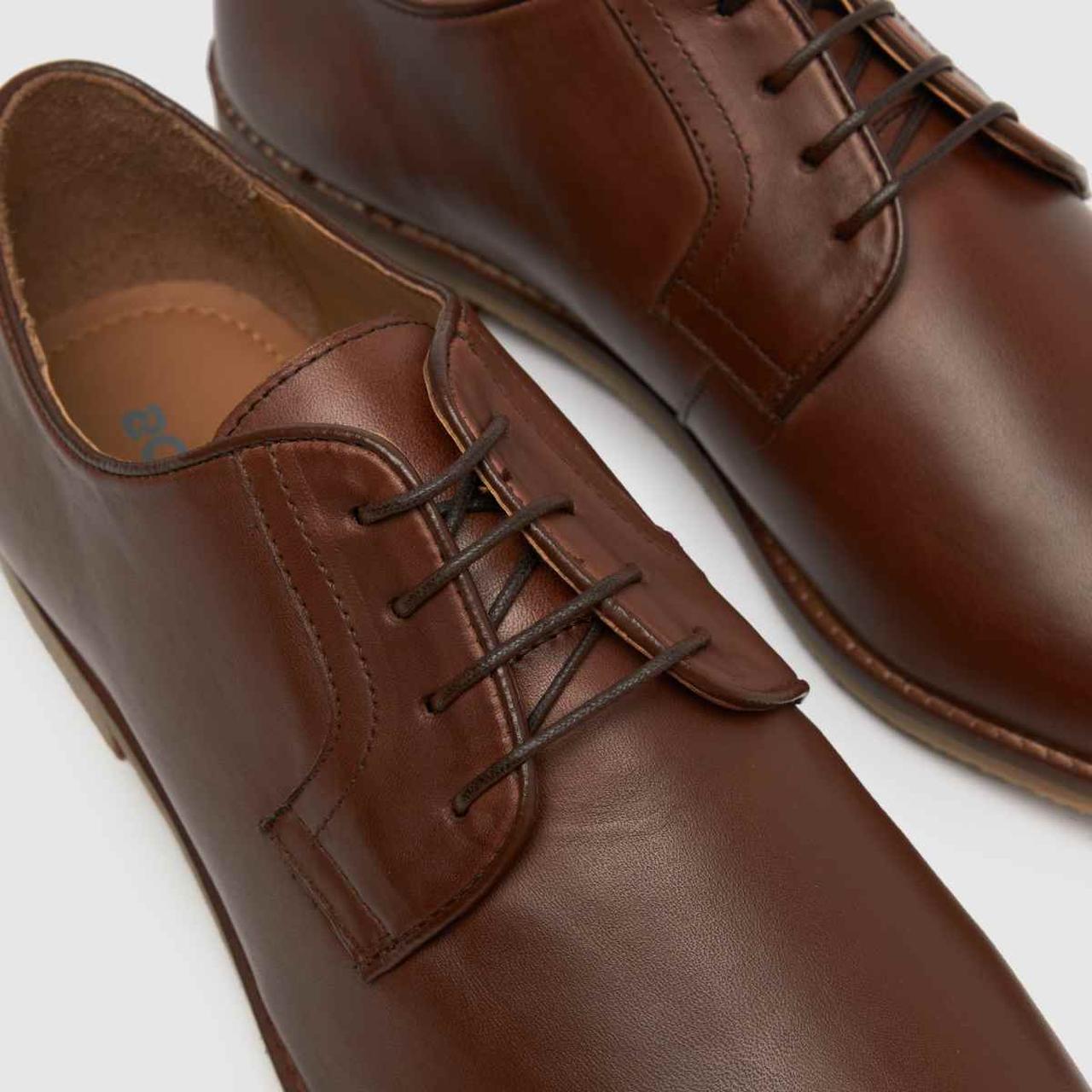 Riley Leather Casual Derby in Brown