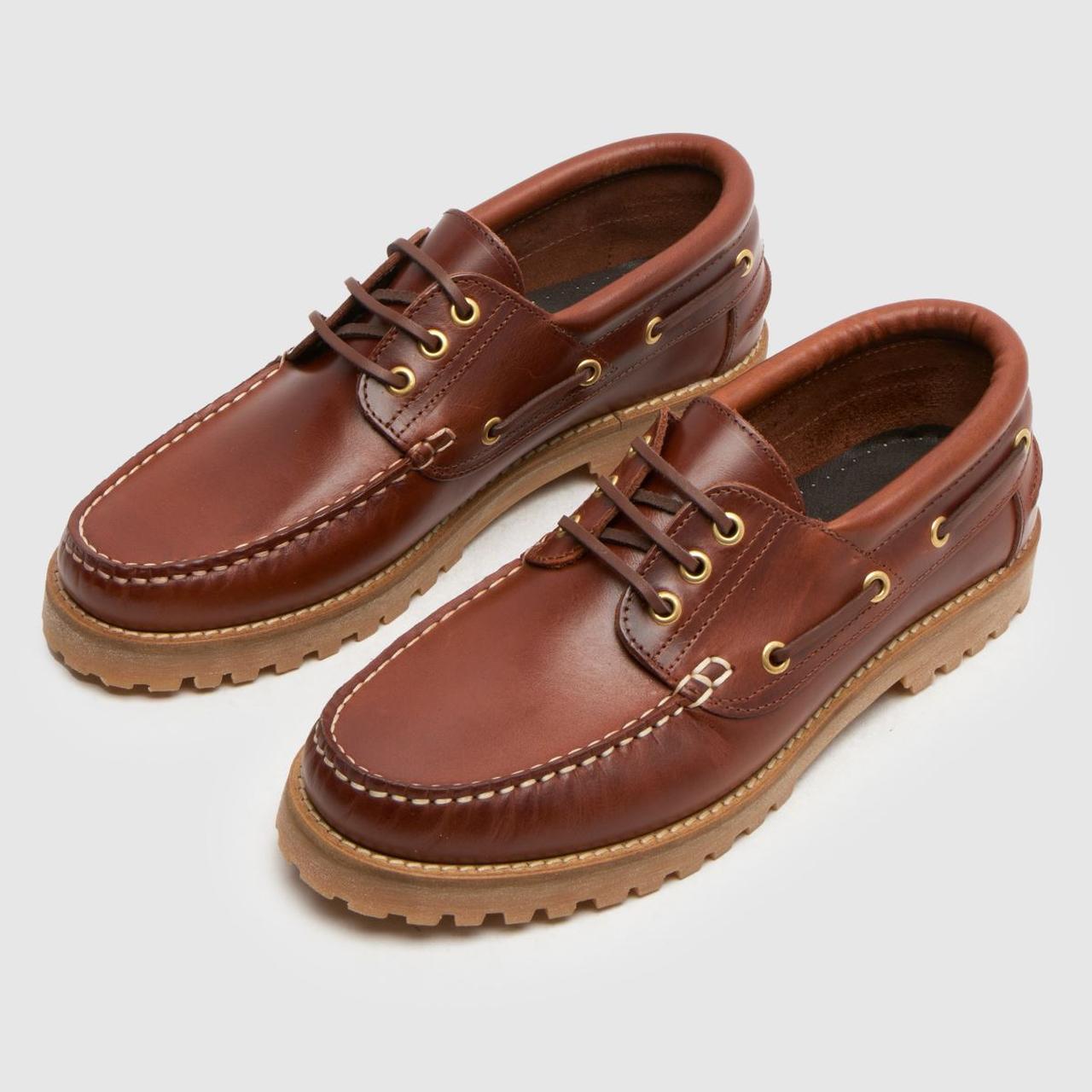 Princeton Leather Boat in Brown