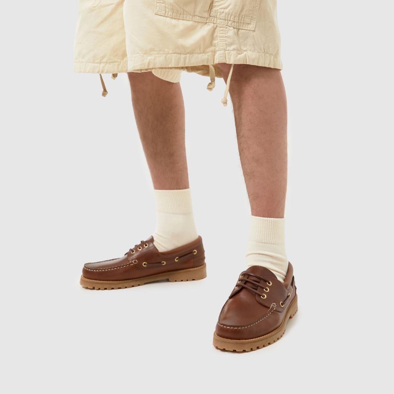 Princeton Leather Boat in Brown