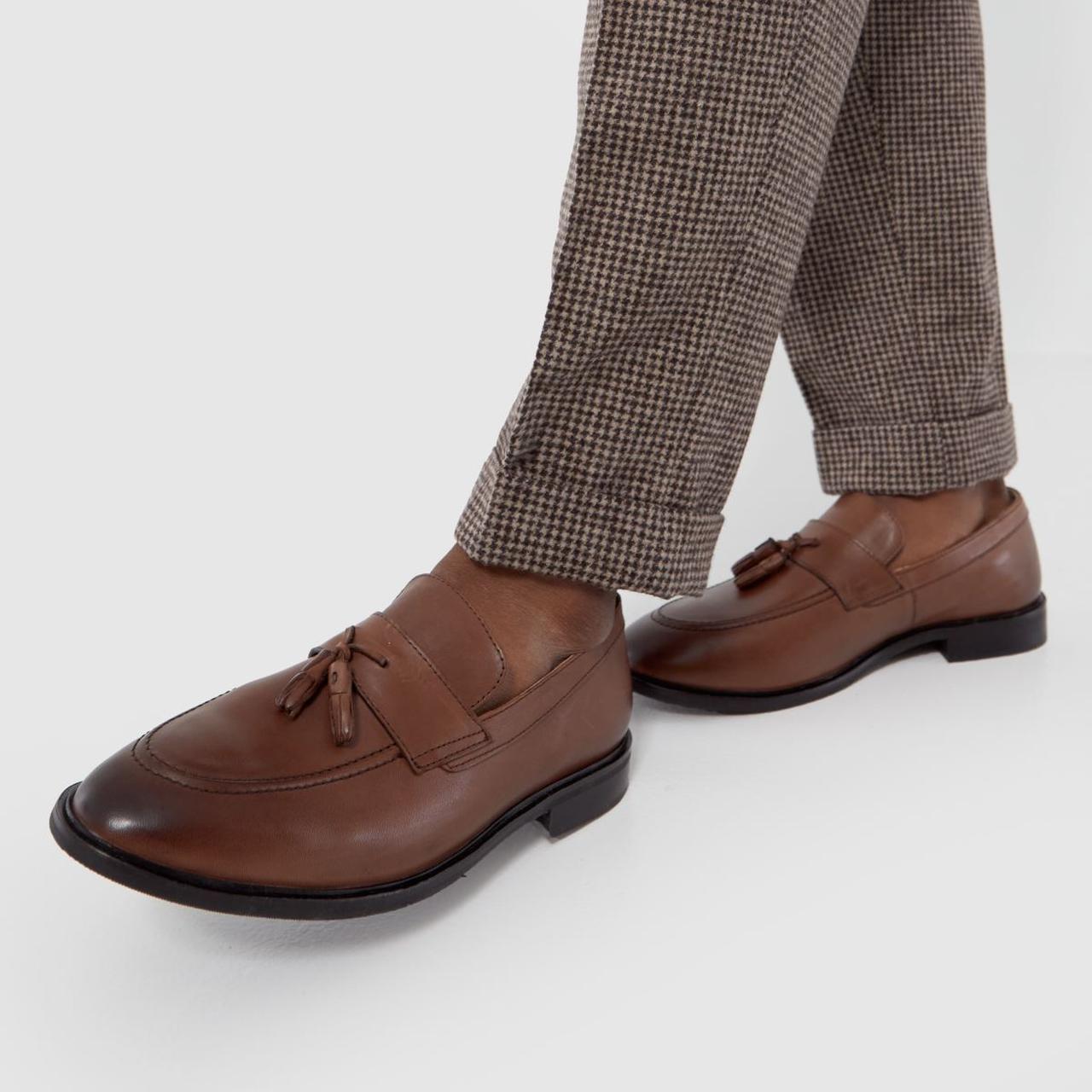 Raheem Tassel Loafer in Brown