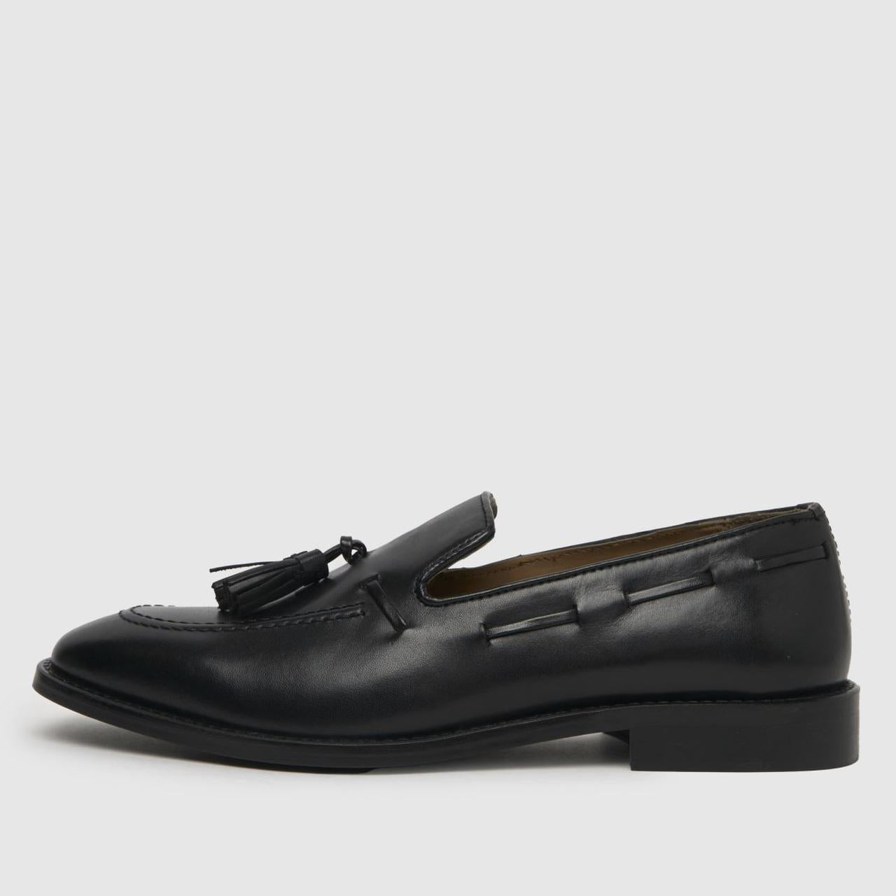 Rory Leather Loafer in Black