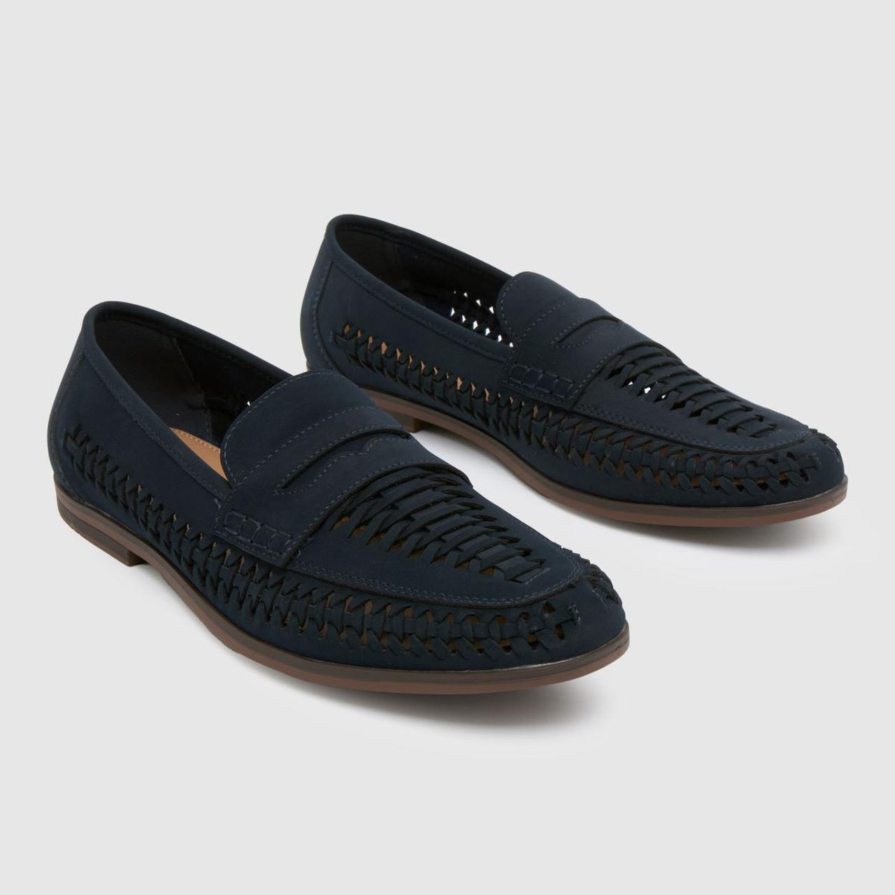 Reem Woven Loafer in Navy