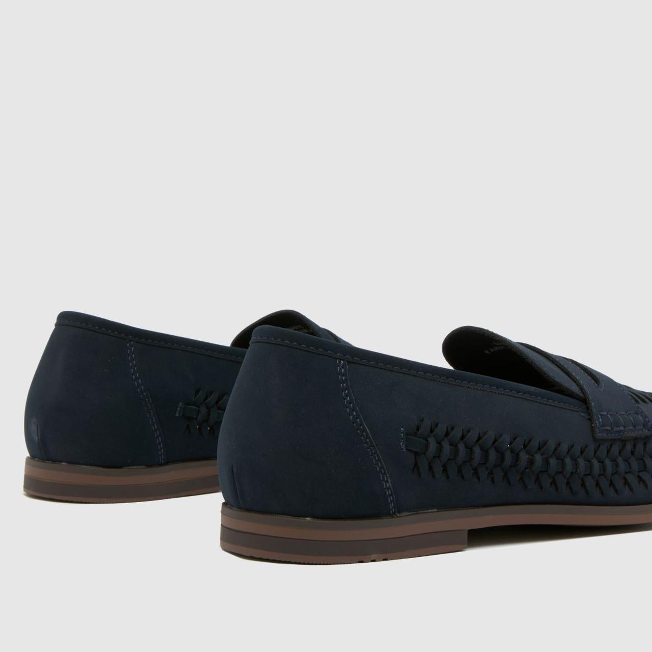 Reem Woven Loafer in Navy