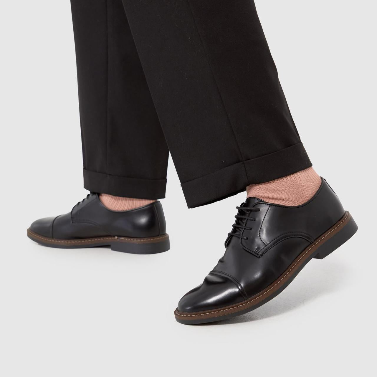 Raymond Toe Cap Lace Up in Black