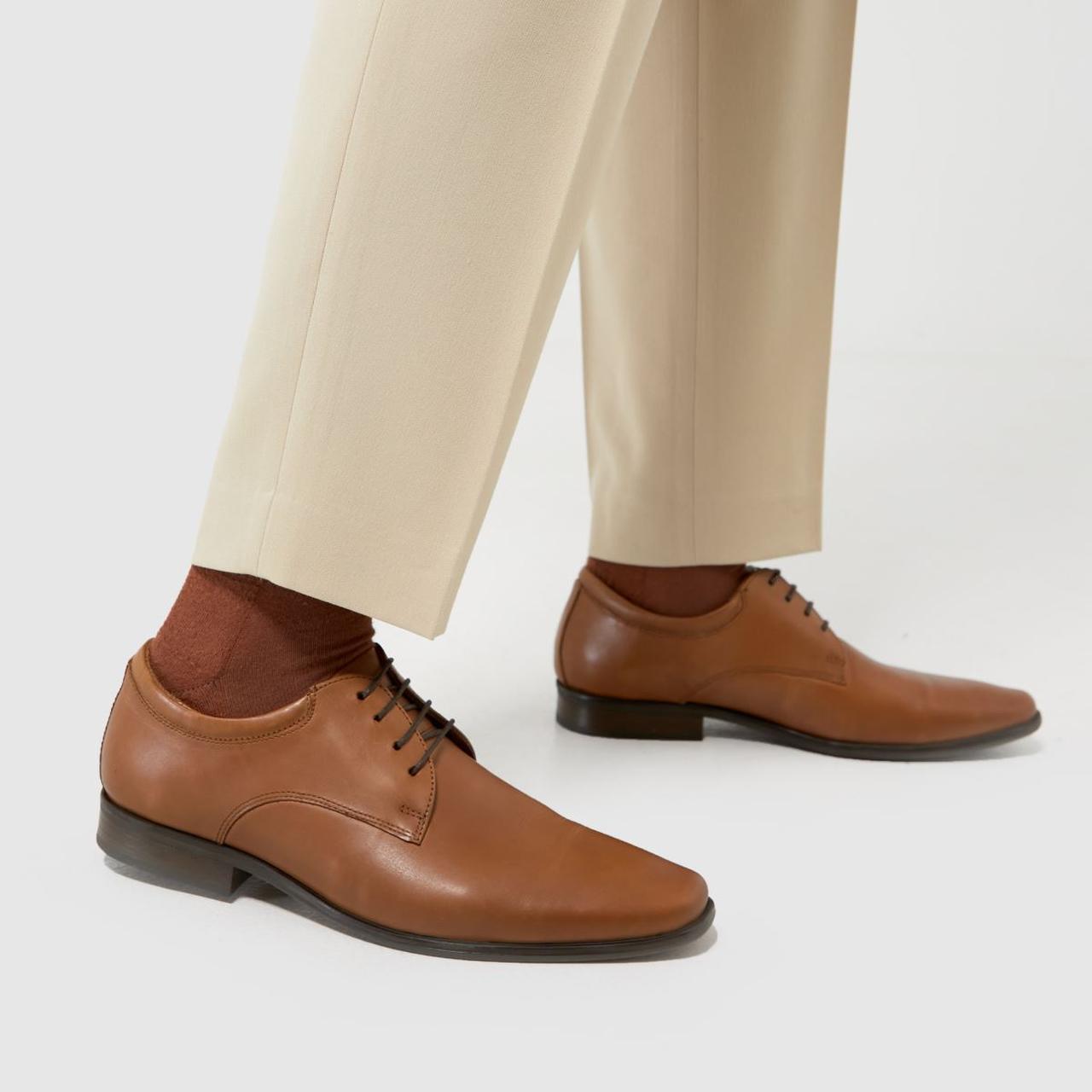 Ray Leather Derby in Tan