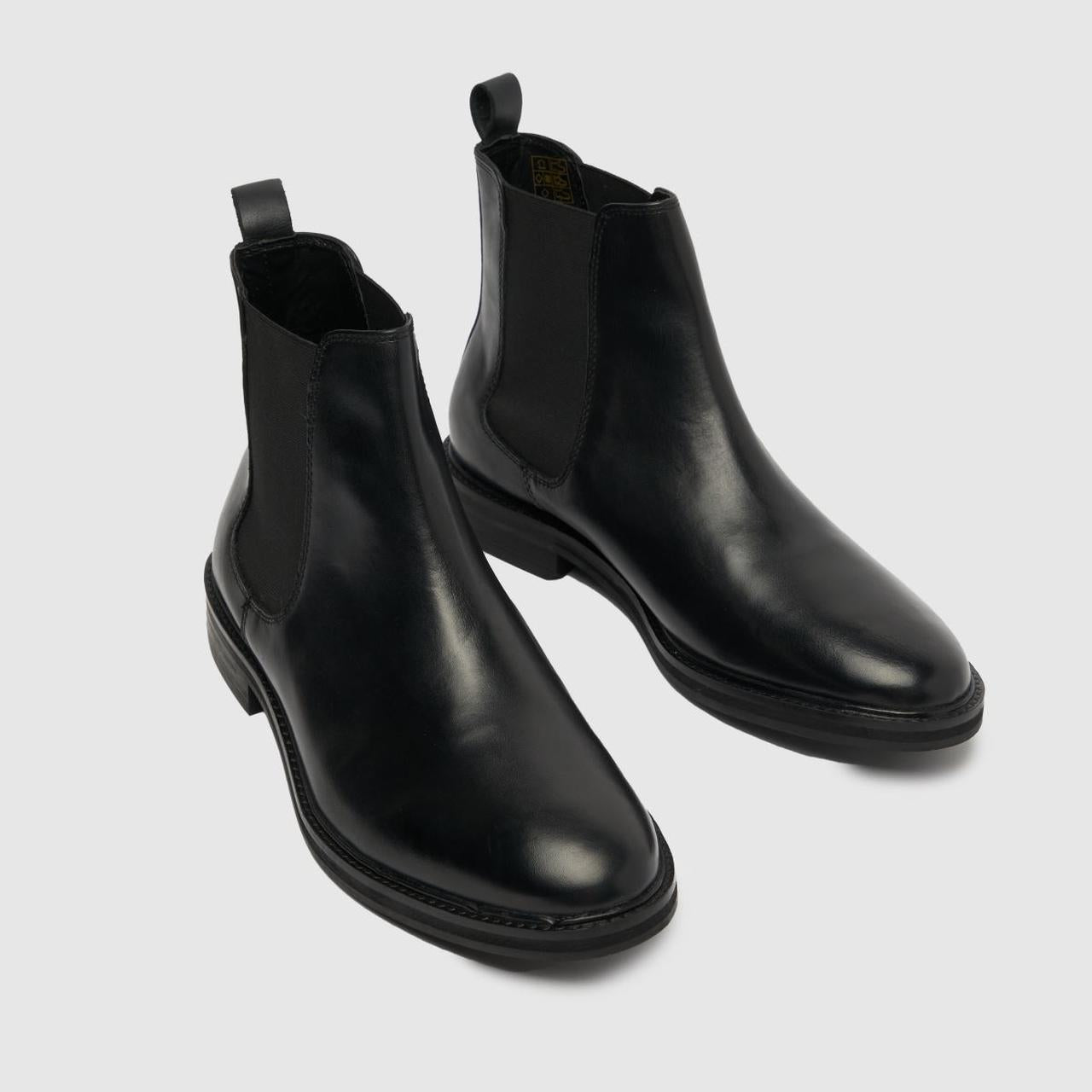 Dante Leather Chelsea in Black