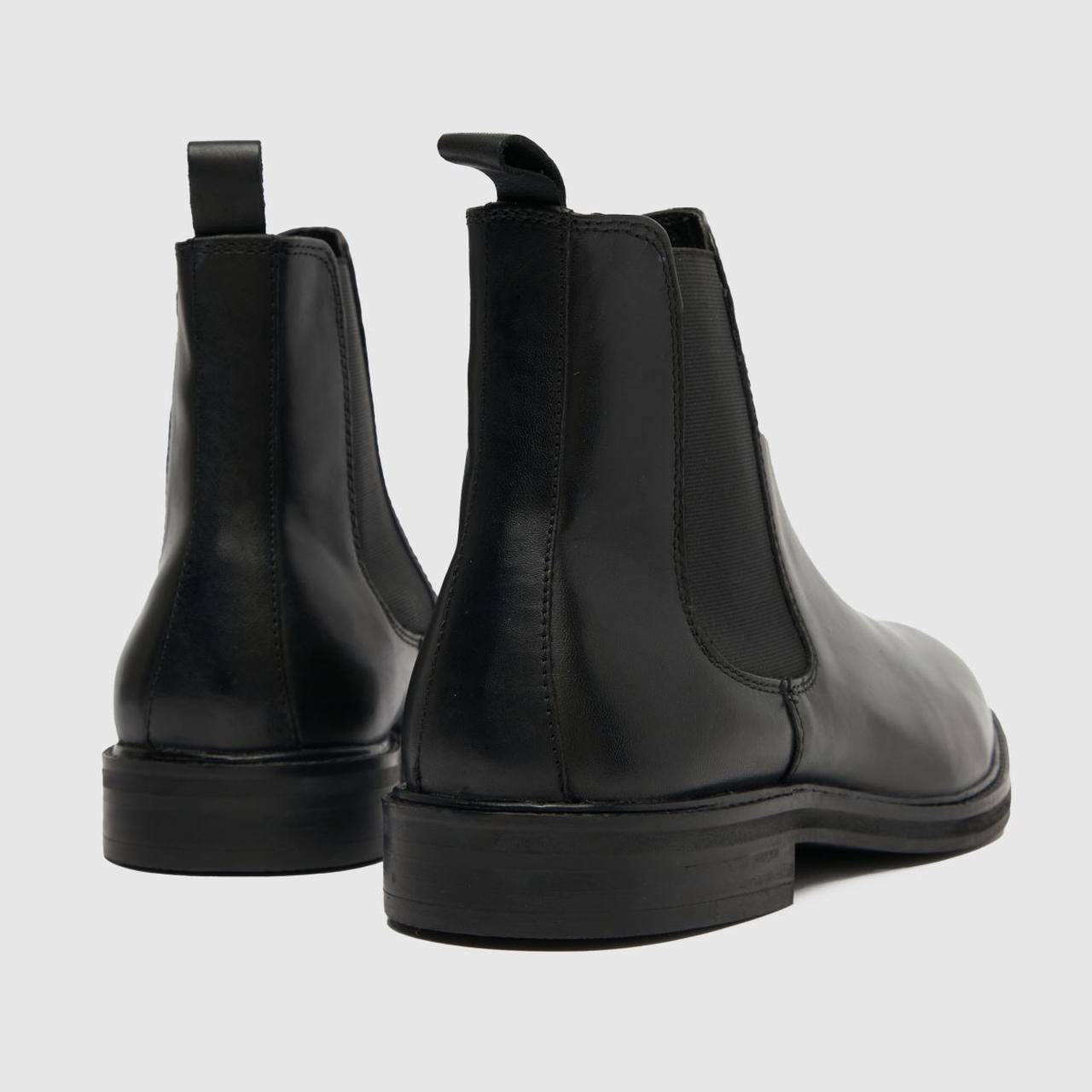Dante Leather Chelsea in Black