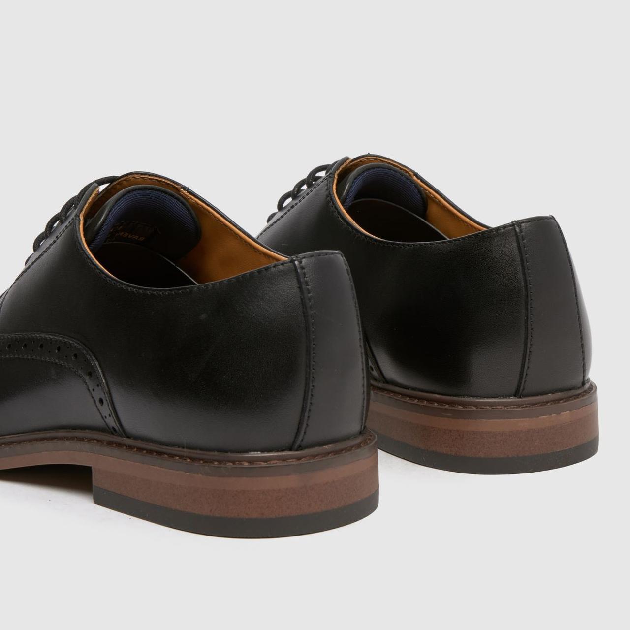 Raven Leather Brogue in Black