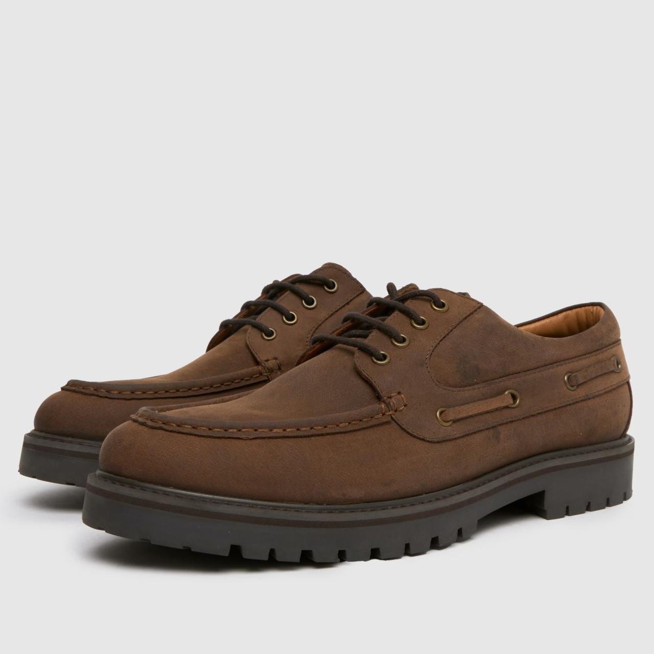Patrick Leather Lace-Up in Brown