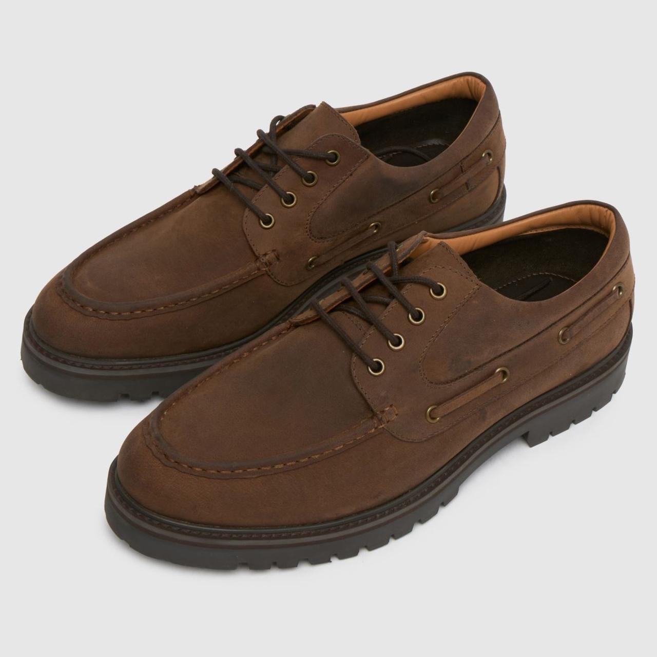 Patrick Leather Lace-Up in Brown