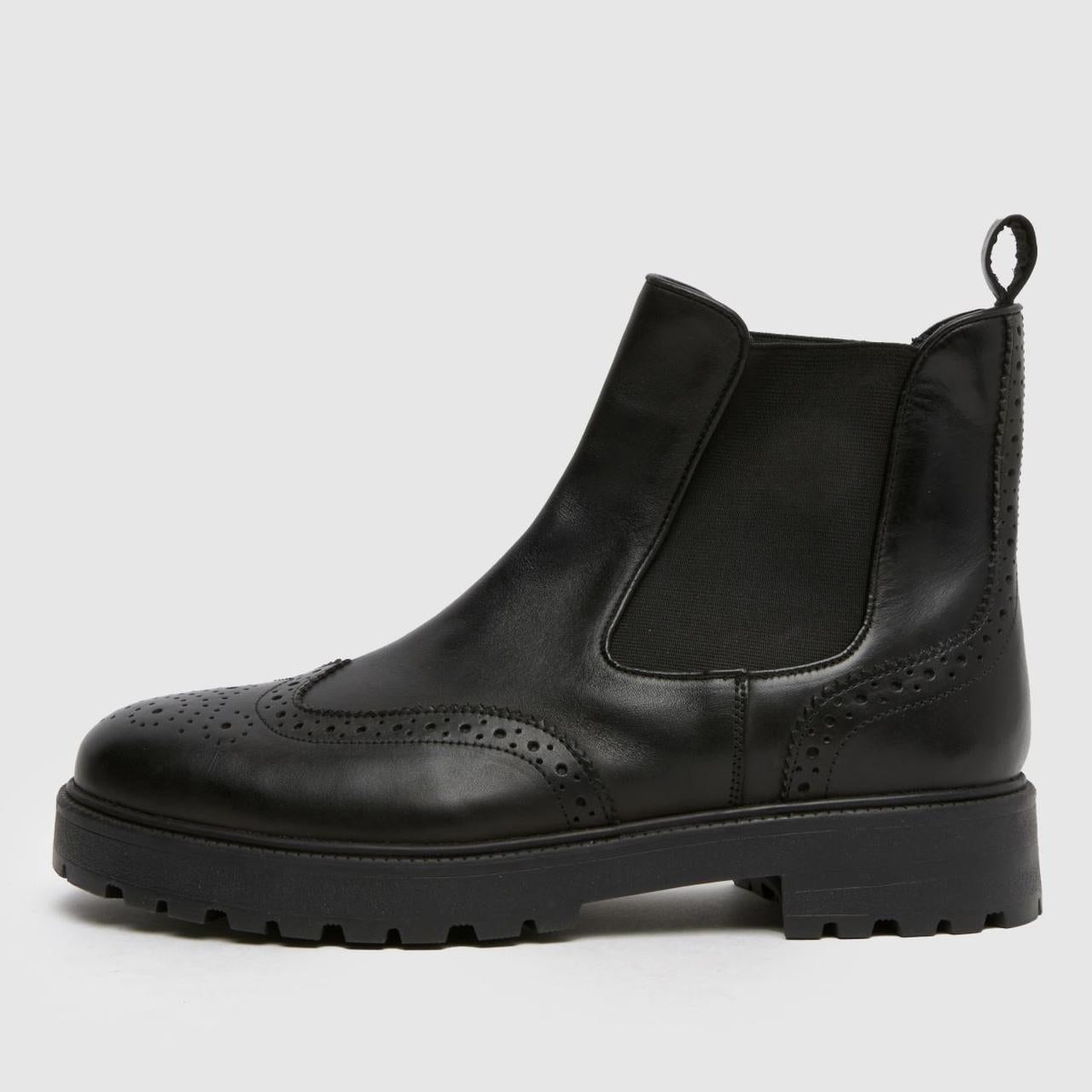 Davis Leather Chelsea in Black