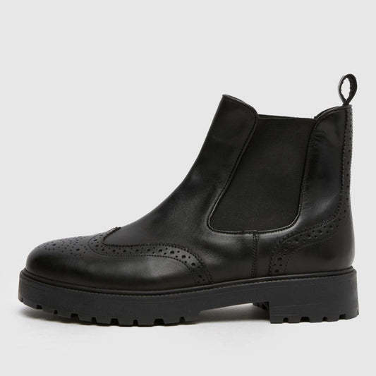 Davis Leather Chelsea in Black