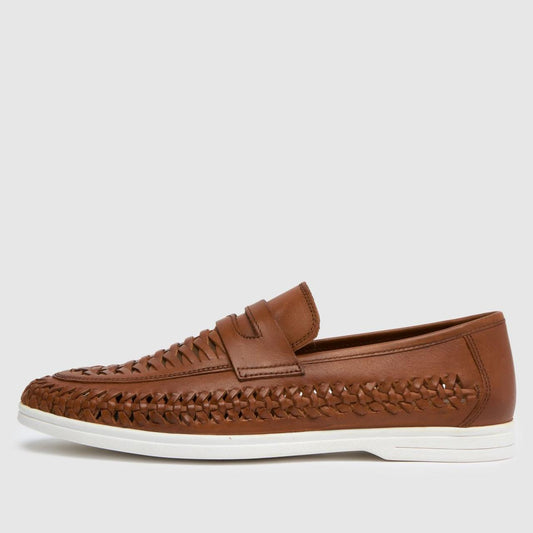 Rees Woven Loafer in Brown