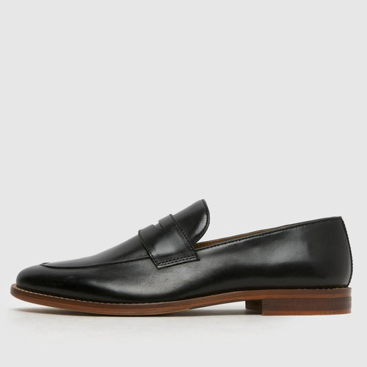 Rune Leather Loafer in Black