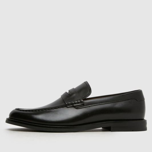 Richard Leather Loafer in Black