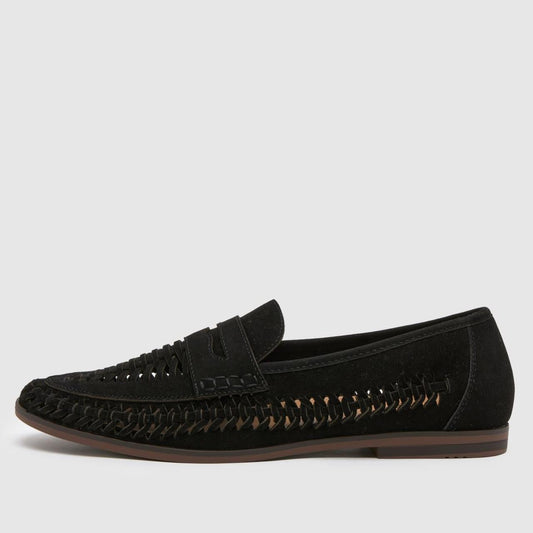 Reem Woven Loafer in Black