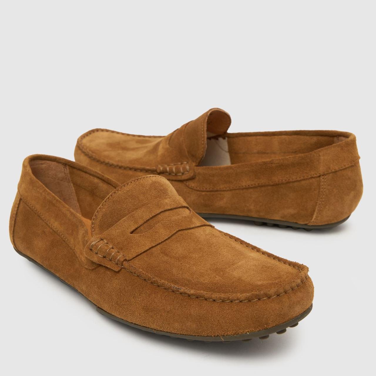 Russell Suede Loafers in Tan
