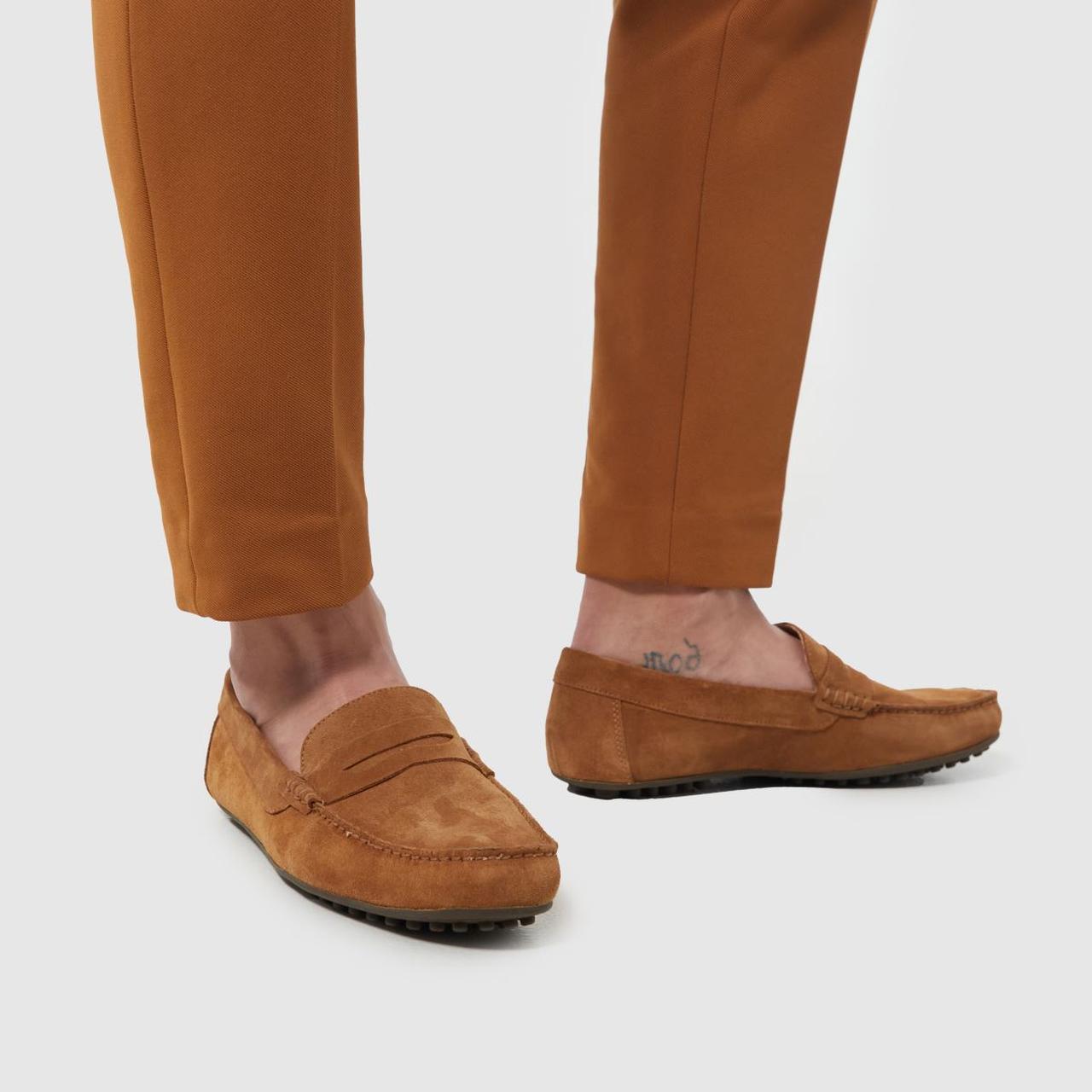 Russell Suede Loafers in Tan
