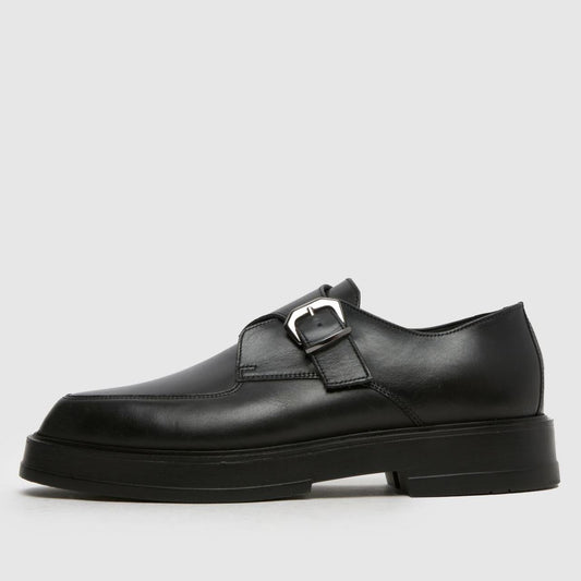 Rocco Leather Monk in Black