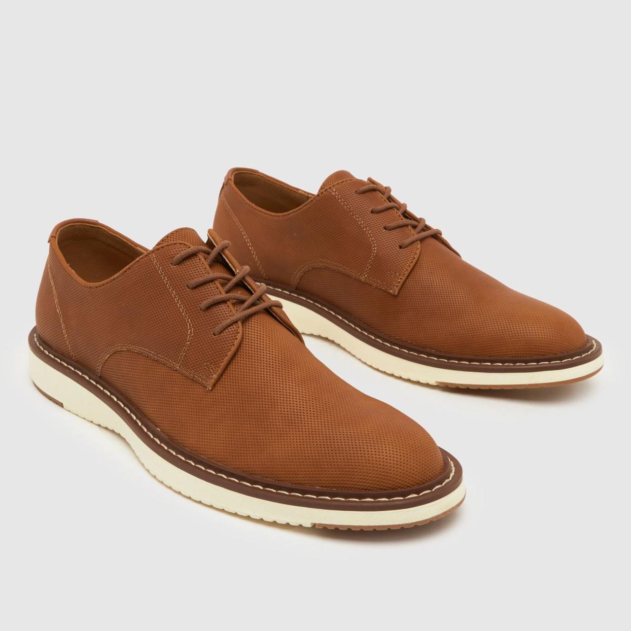 Pippin White Sole Derby in Tan