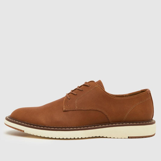 Pippin White Sole Derby in Tan