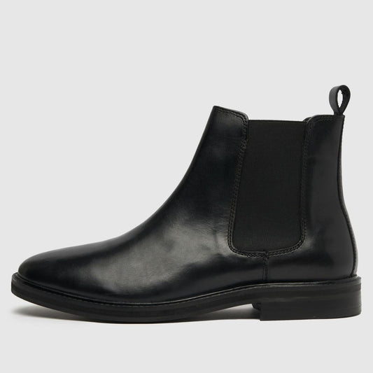 Dante Leather Chelsea in Black