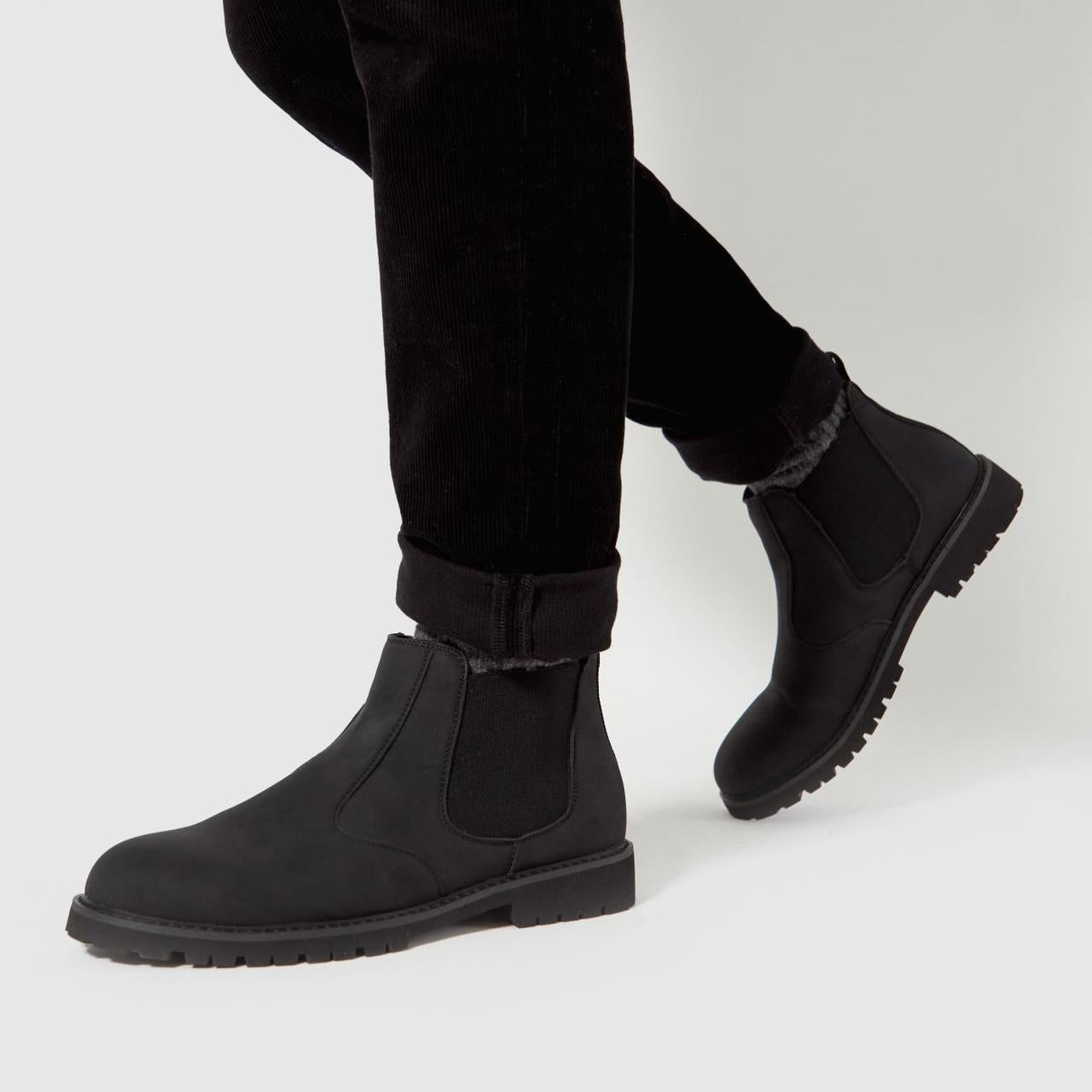 Drake Pu Cleated Chelsea in Black