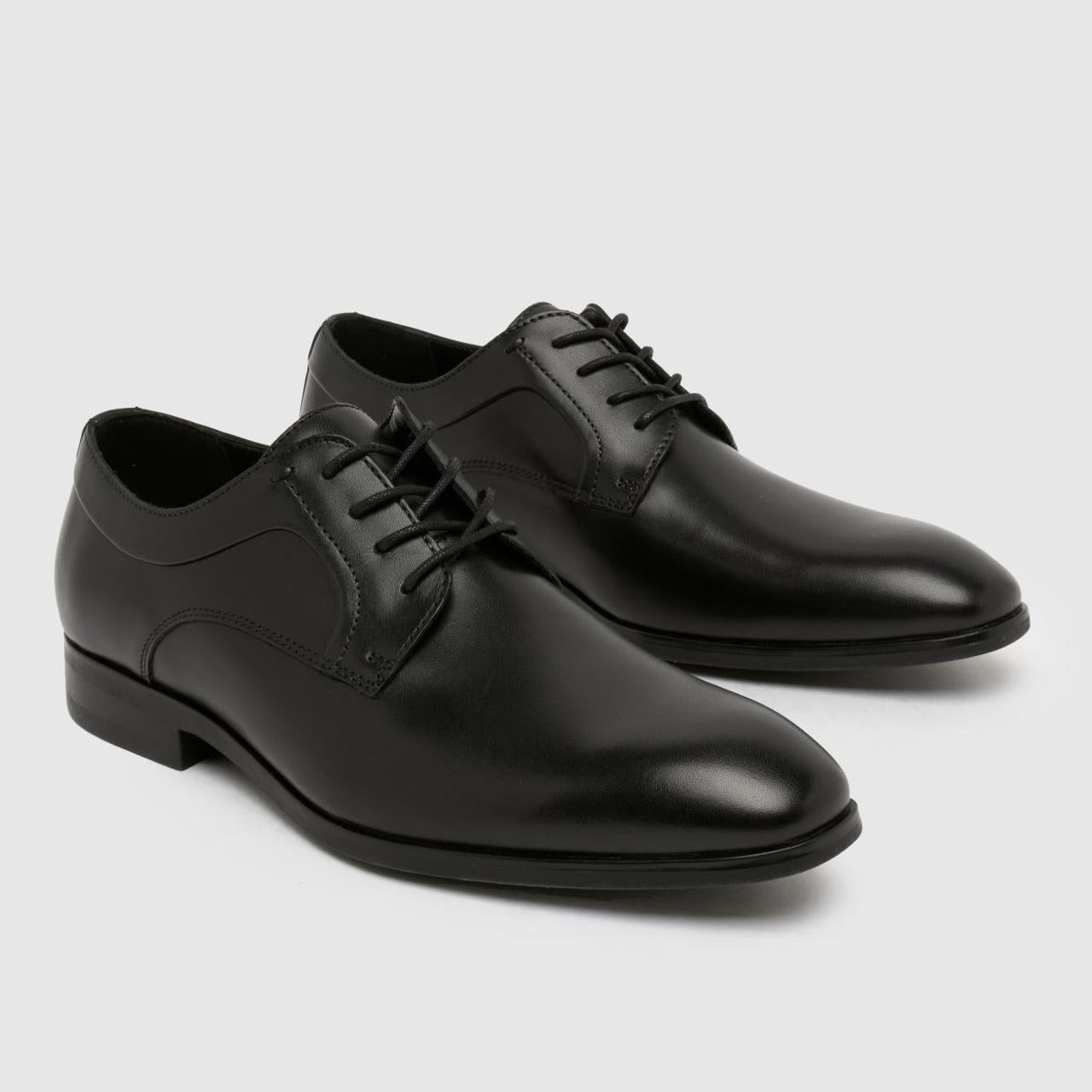 Rail Leather Derby in Black